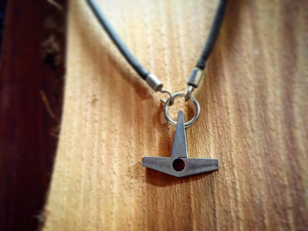 Titanium Leather Heart by Vikingjack