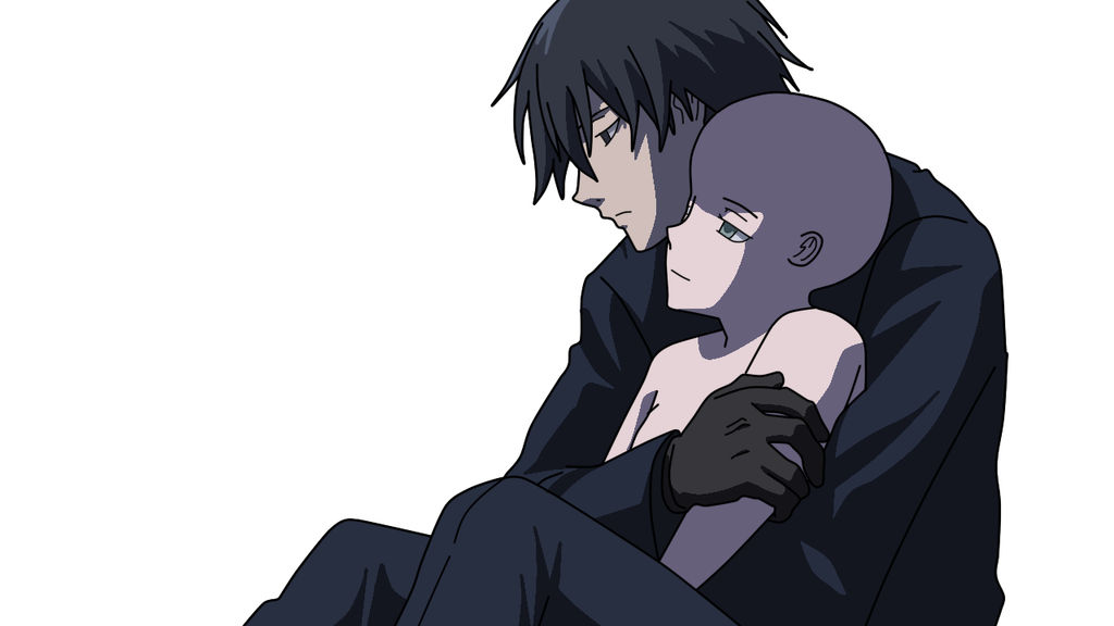 Anime Hugging Couple Base