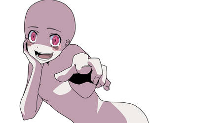 Yandere female base by Basemakerofdarkness