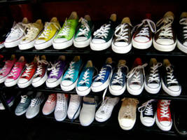 rainbow converse by pinkngraygal