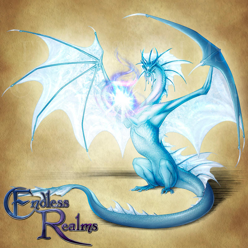 Endless Realms bestiary - Topaz Dragon by jocarra