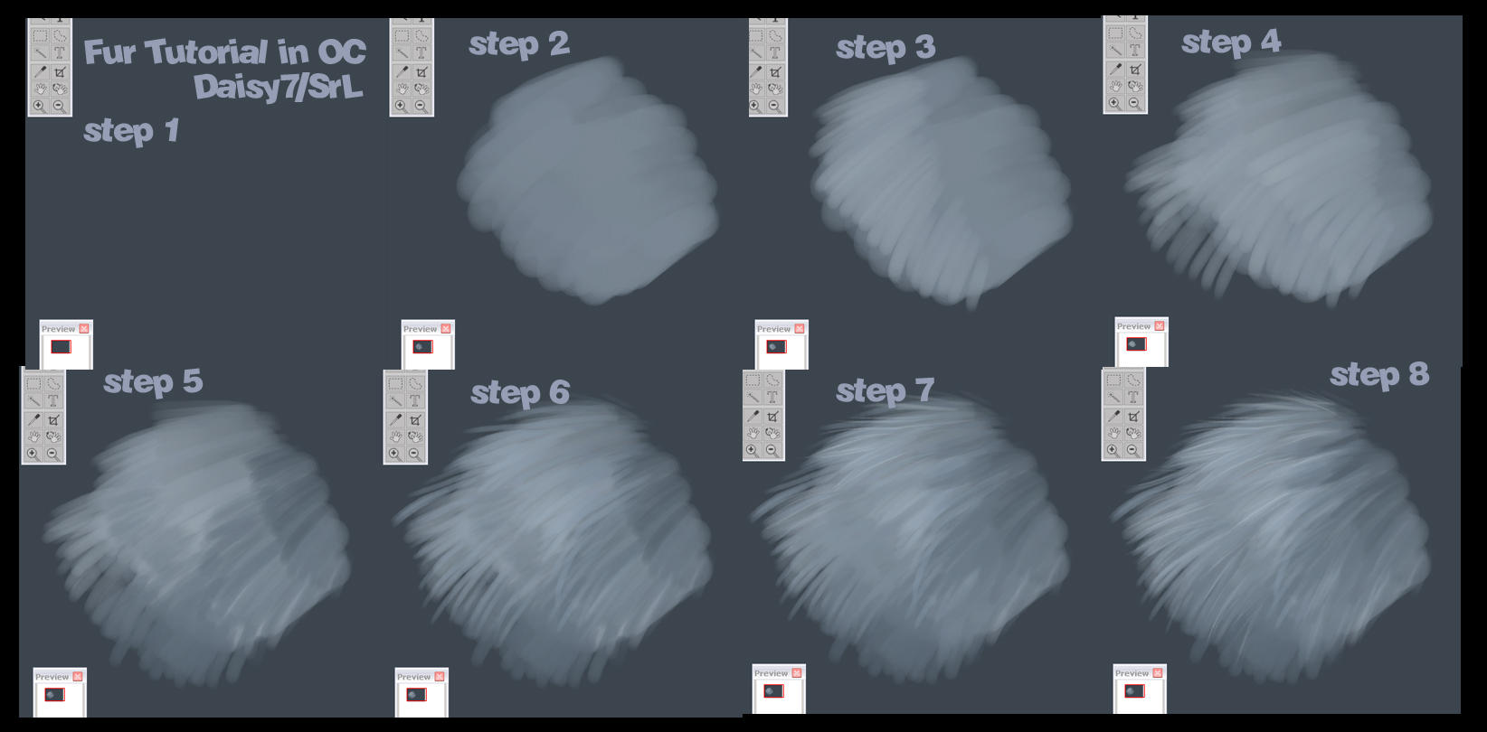 OC Fur tutorial by daisy7