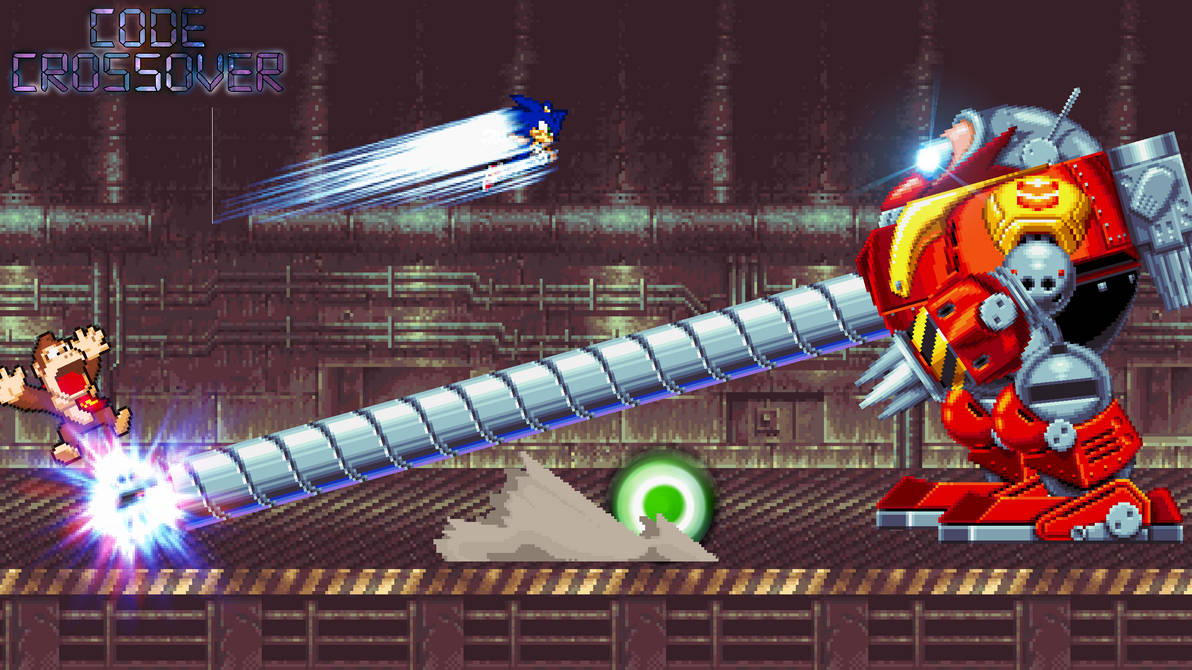 Sprite series Code crossover, Death Egg Robot by scott910 on DeviantArt