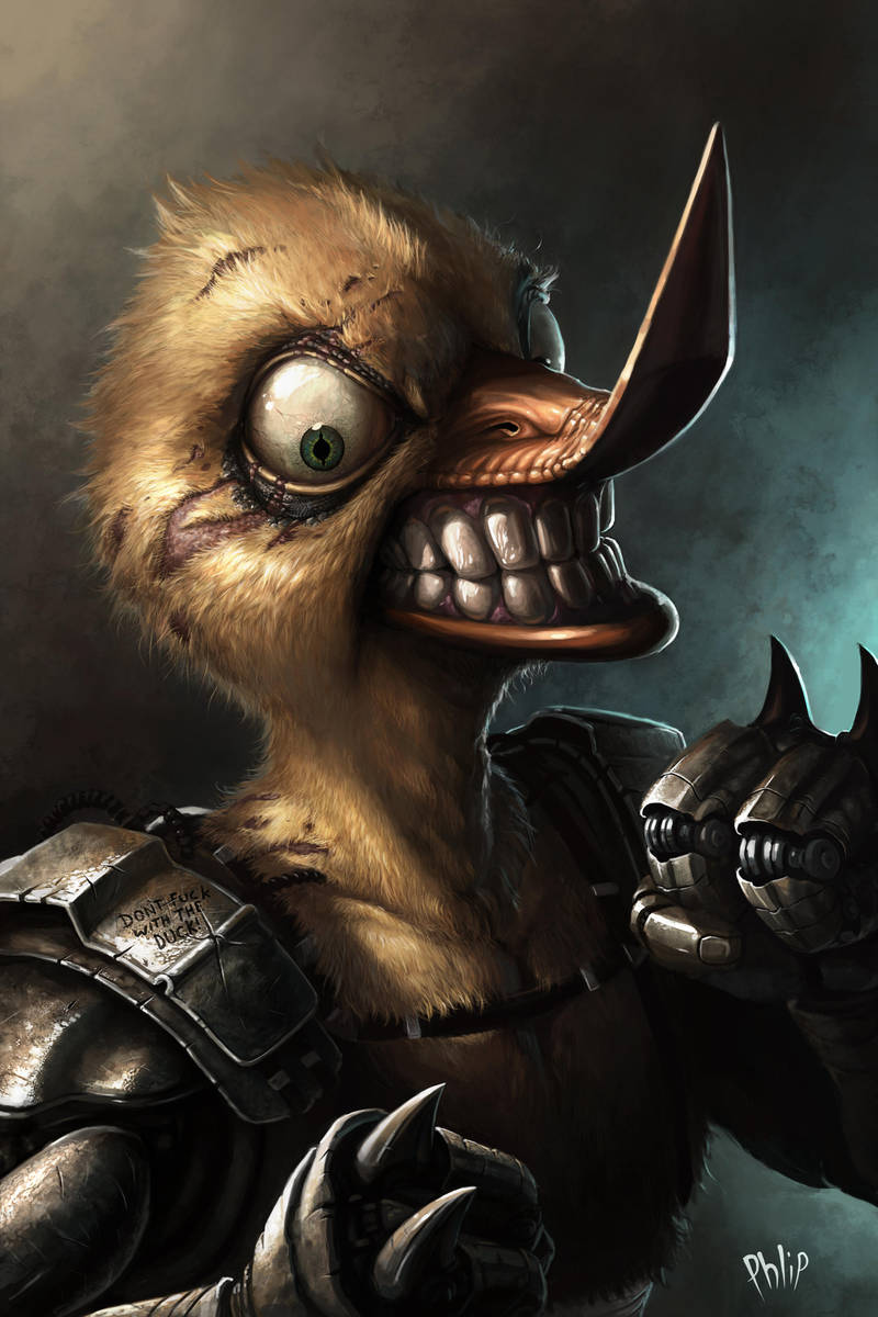 Rubber Ducky the Cyborg by Jackal0fTrades