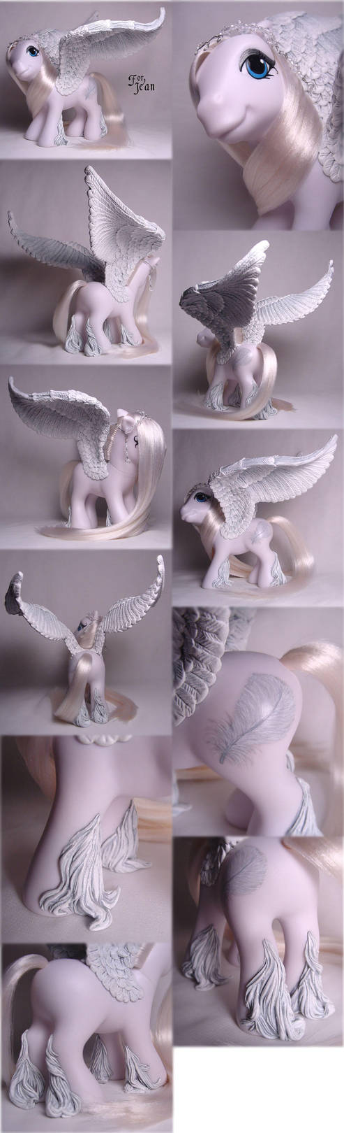 White Pegasus for Jean by Woosie