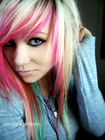 new portrait pink hair by nicole-x-kathleen