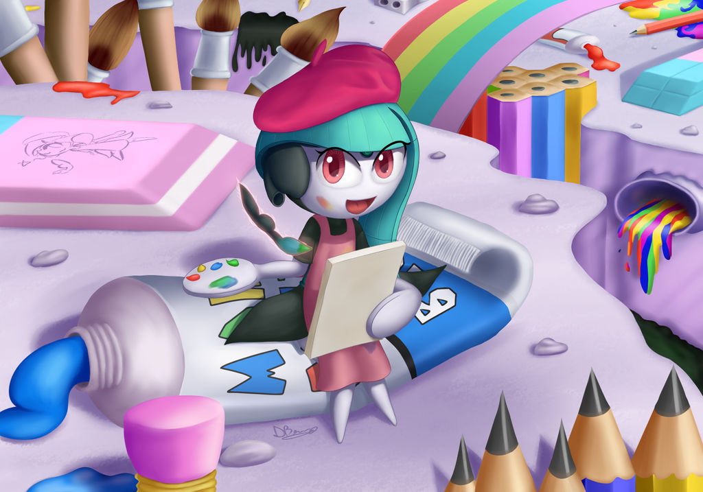 Meloetta - Blue Form by DarkyBenji