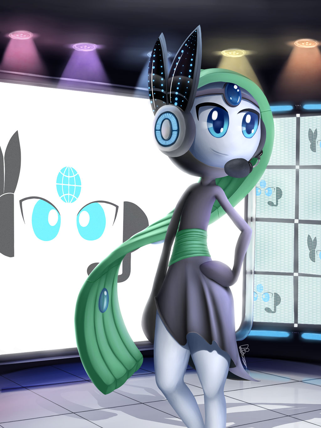 Meloetta - MeloTV by DarkyBenji