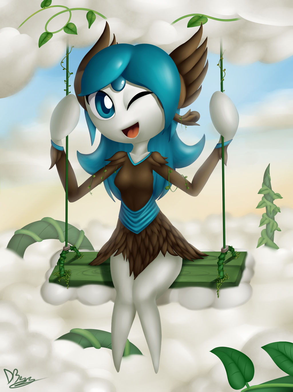 Meloetta - Skymely by DarkyBenji