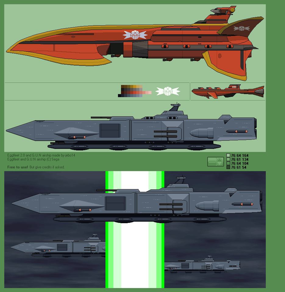 Egg fleet StH/G.U.N airship by jebo14 on DeviantArt