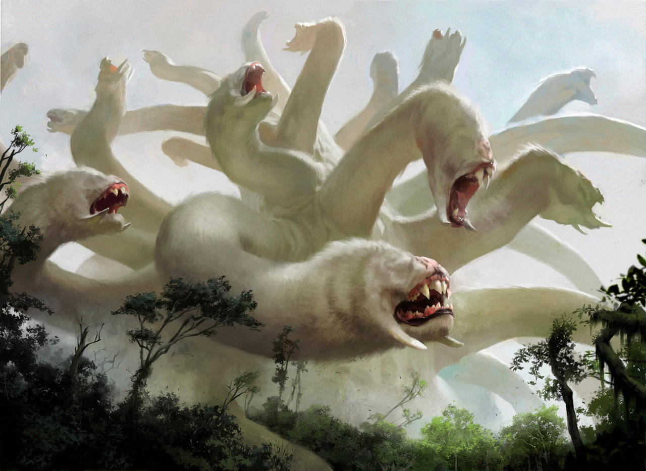 Primordial Hydra MTG by chasestone