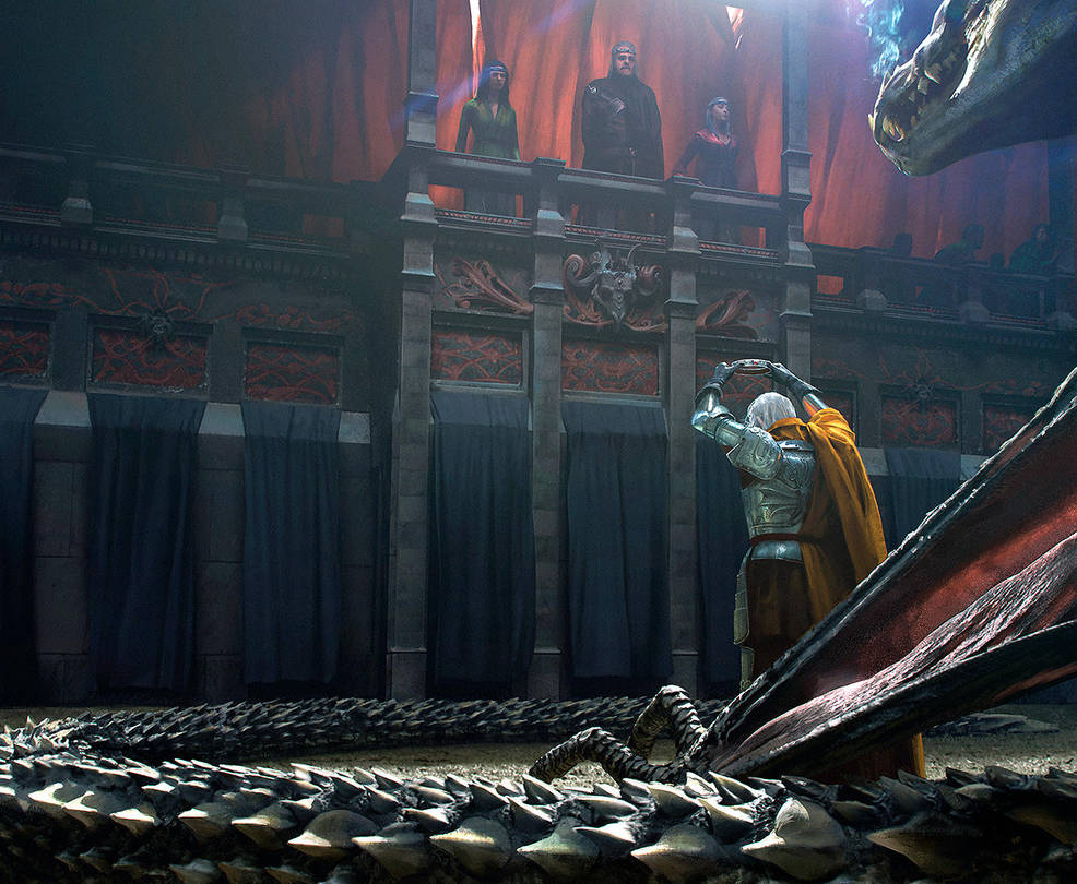 Daemon Targaryen offering his crown by chasestone Daemon Targaryen offering his crown by chasestone