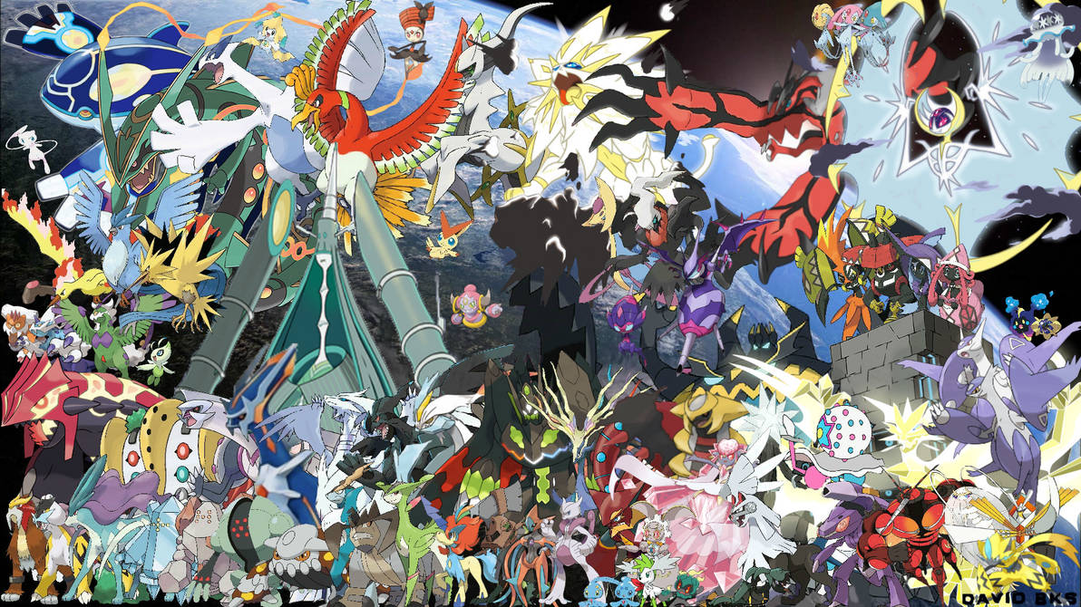 All Legendary Pokemon Version II by DavidBksAndrade on DeviantArt