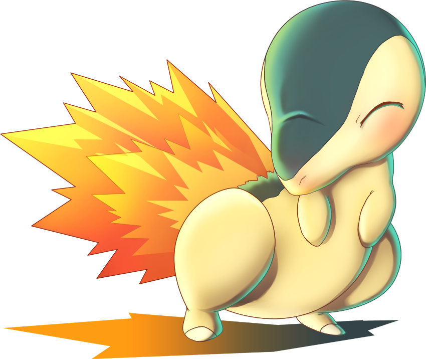 Image result for pokemon cyndaquil art