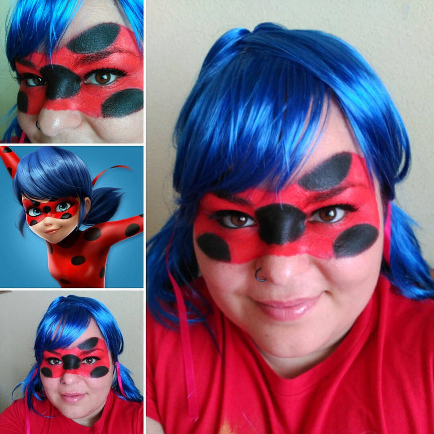 Miraculous Ladybug Face Paint by SaraySego on DeviantArt