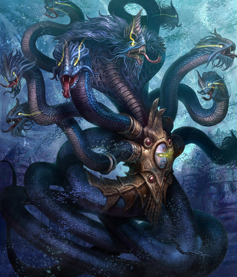 Sea Serpent (Ananta) by jubjubjedi