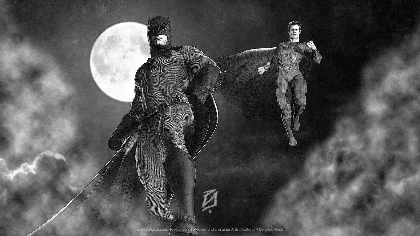 Batman-v-Superman-2016 by patokali