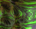 Green Hills Abstract by AxeMoose