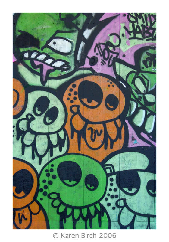 Graffiti on the South Bank by karenbirch