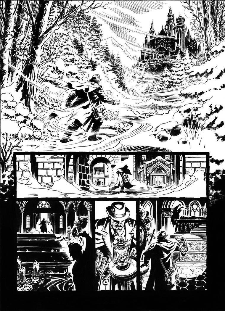 Van Helsing Vs. Jack the Ripper p.01 by BillReinhold