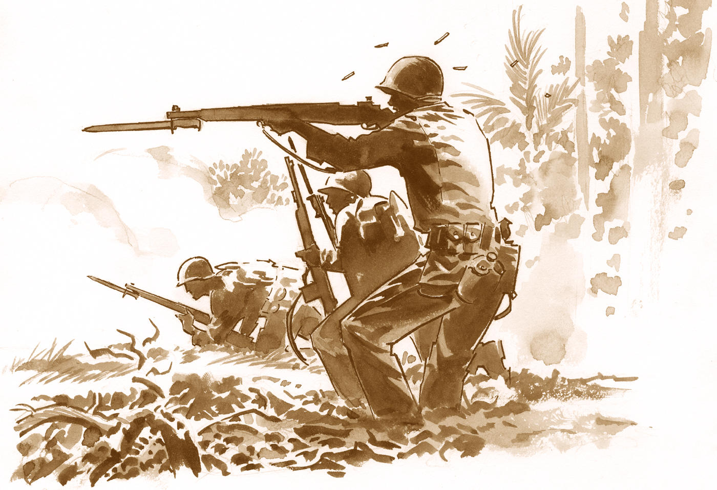 Flying Column Sketch 02 by BillReinhold