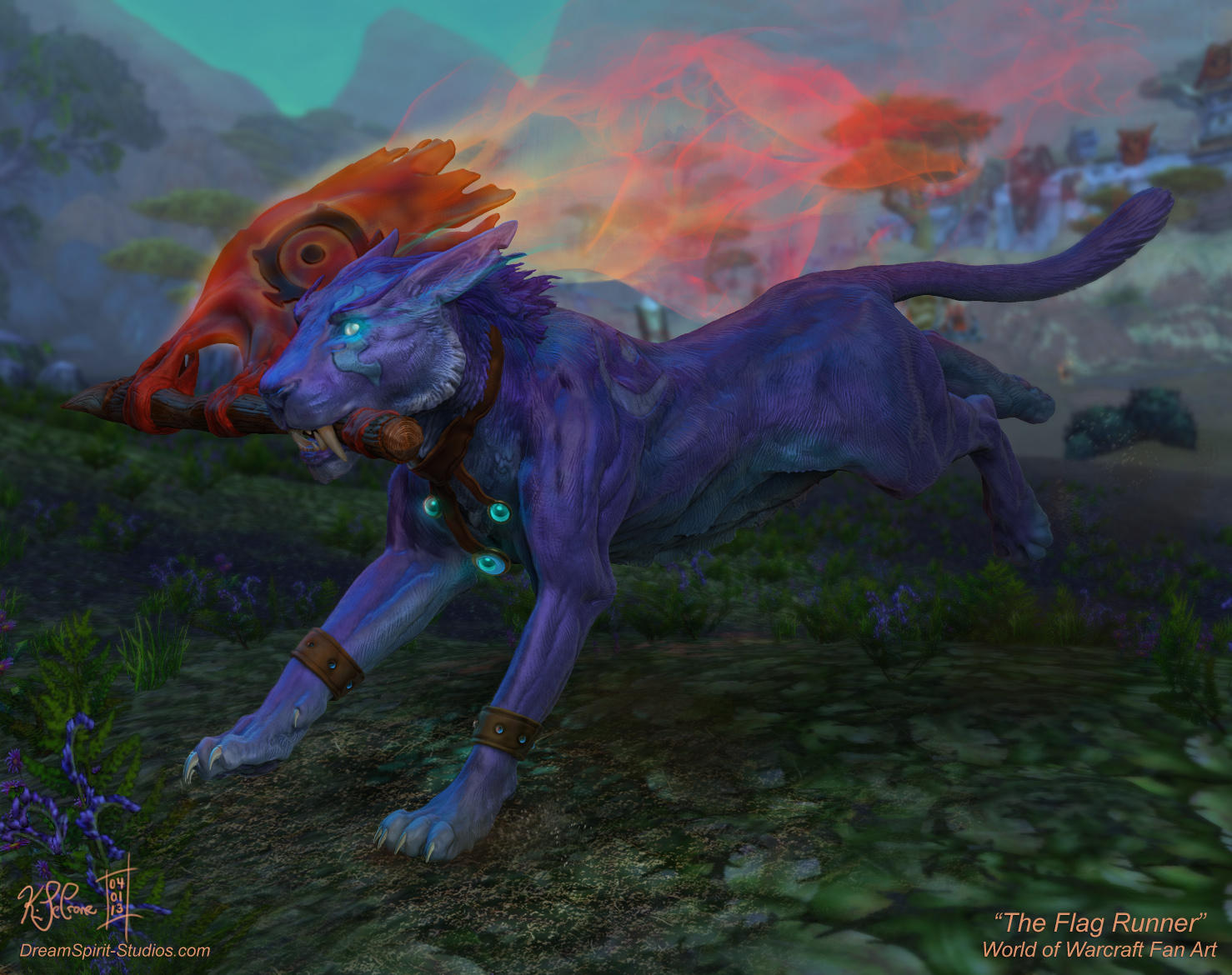ZBrush - Week 9 - Night Elf Druid - Rendered by Dreamspirit