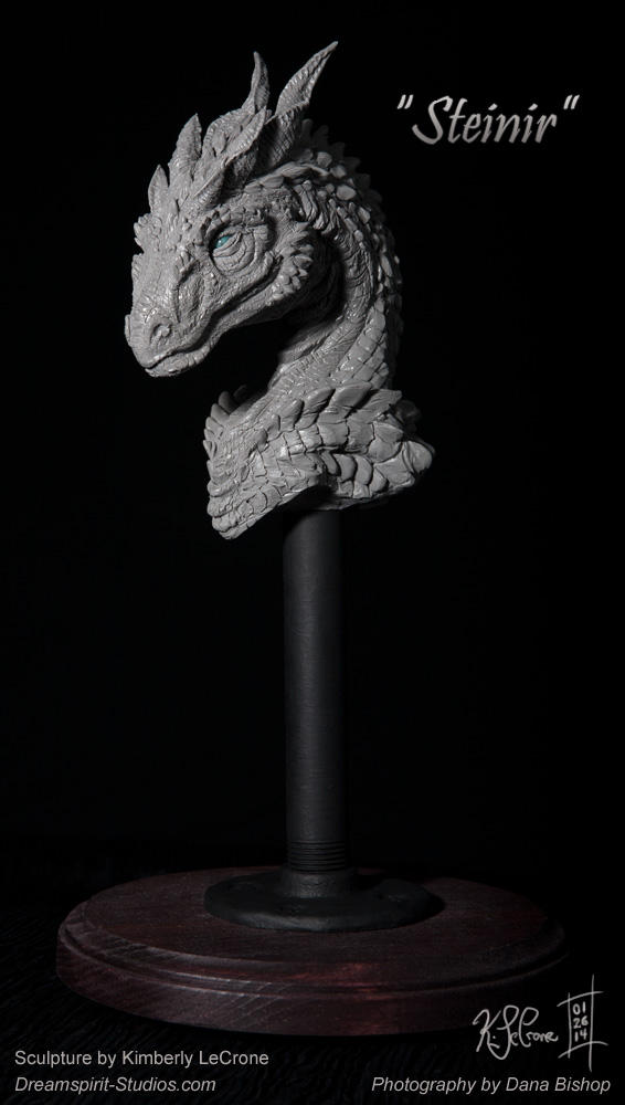 Steinir Dragon Sculpture (with Base) by Dreamspirit