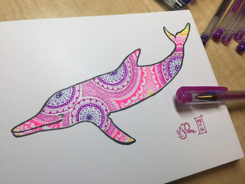 Mandala Dolphin by Dreamspirit