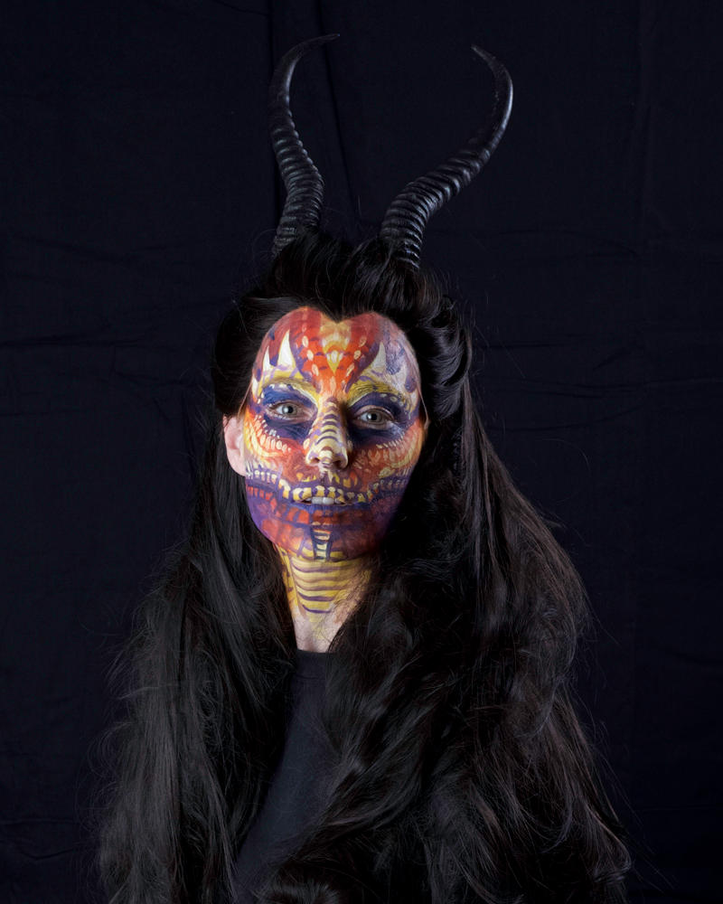 Dragon Facepainting by Dreamspirit