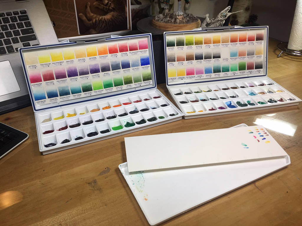 Watercolor Color Charts by Dreamspirit