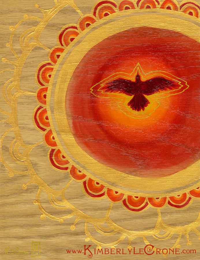 Sun Raven by Dreamspirit