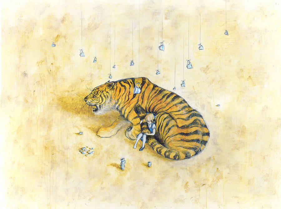 The Tiger Who Came to Tea by PhillyBoyWonder