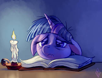 Burning the Midnight Oil by WhiteDiamondsLtd