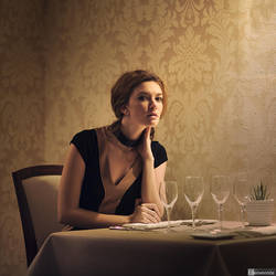 Waiting at the restaurant by fb101