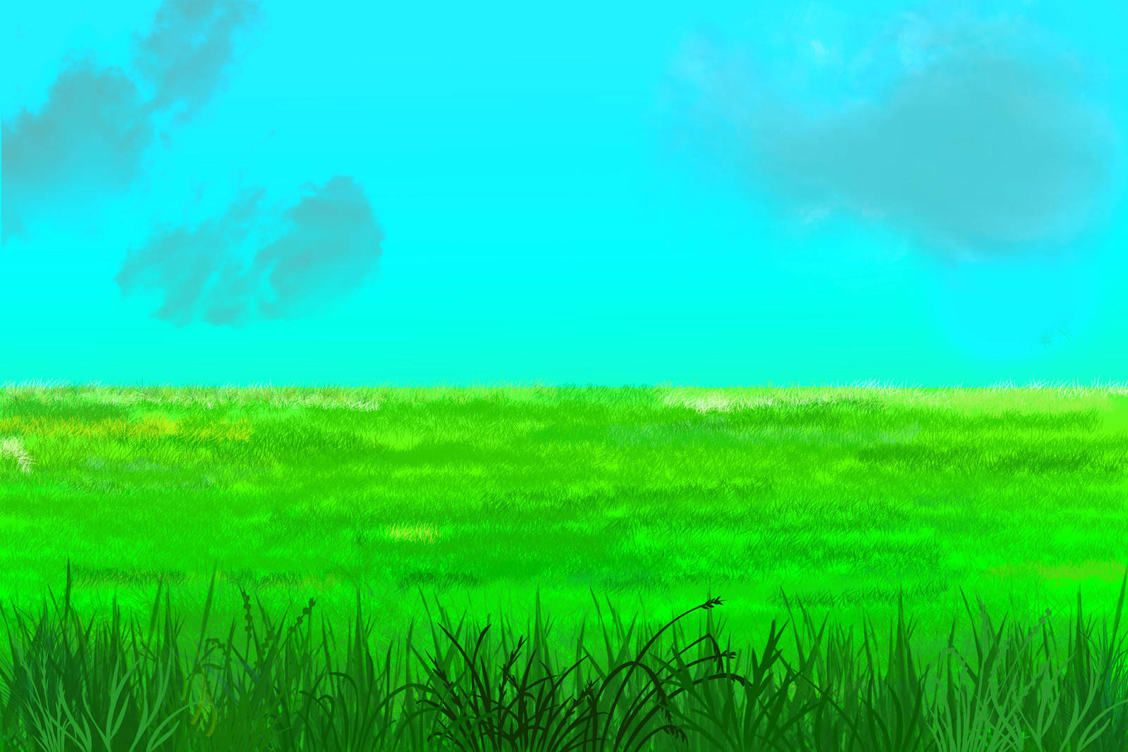 Anime Background: Country Side by FireSnake666