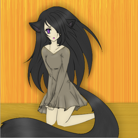 How To Draw A Wolf Girl Anime Wolf Girl Step By Step Drawing