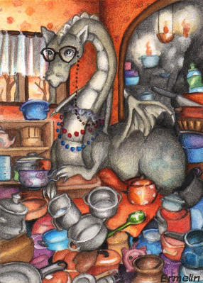 Weird old Lady Eiluned by Ermelin
