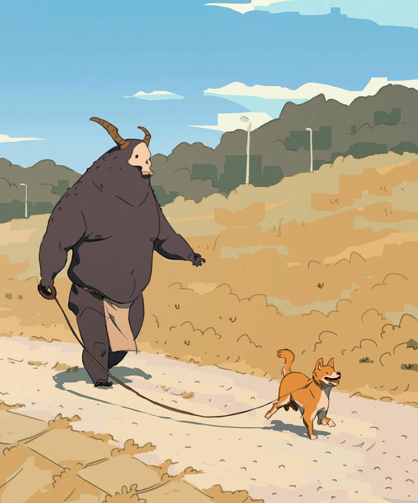 Going For A Walk by Varguy