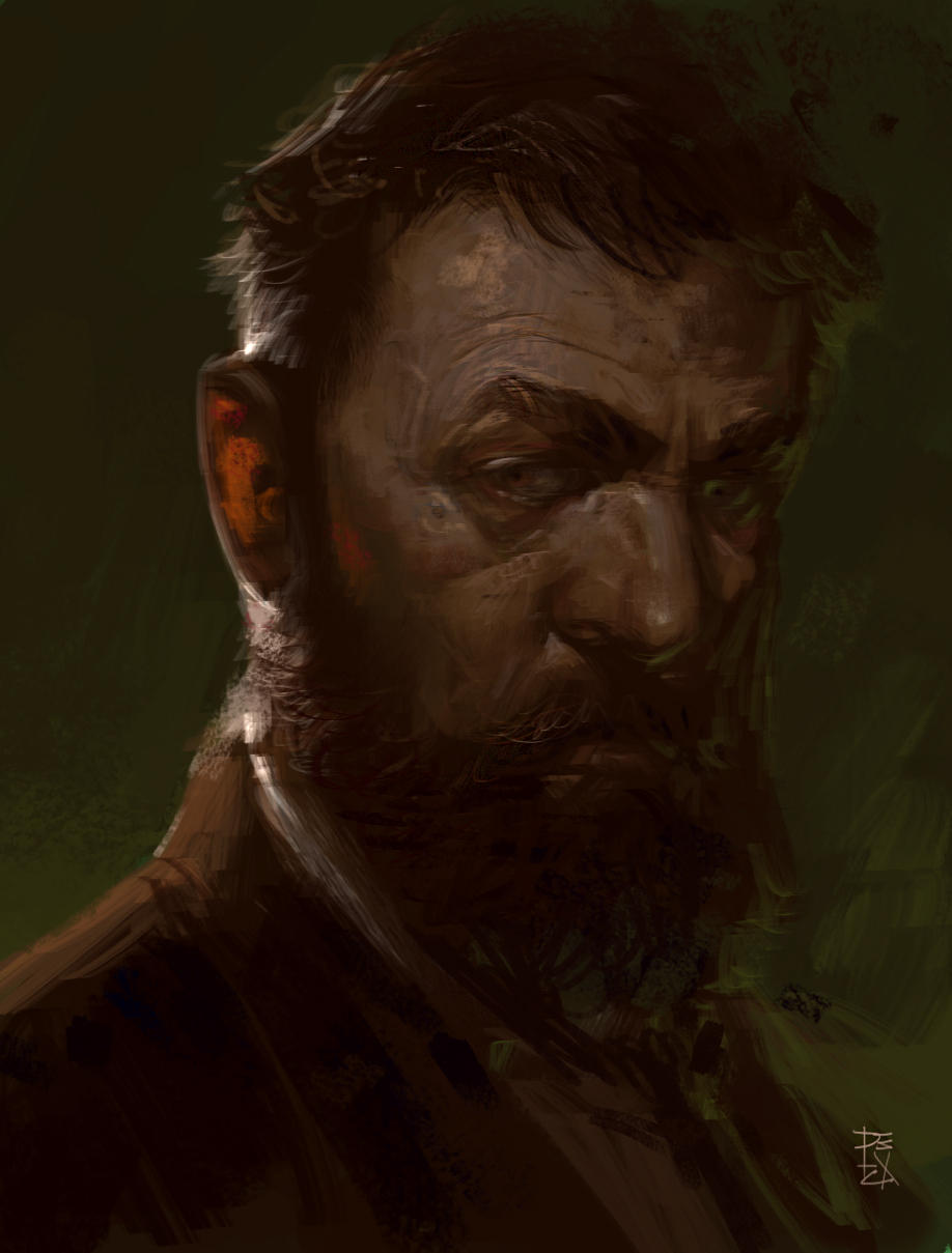 Man Head 1 by antoniodeluca