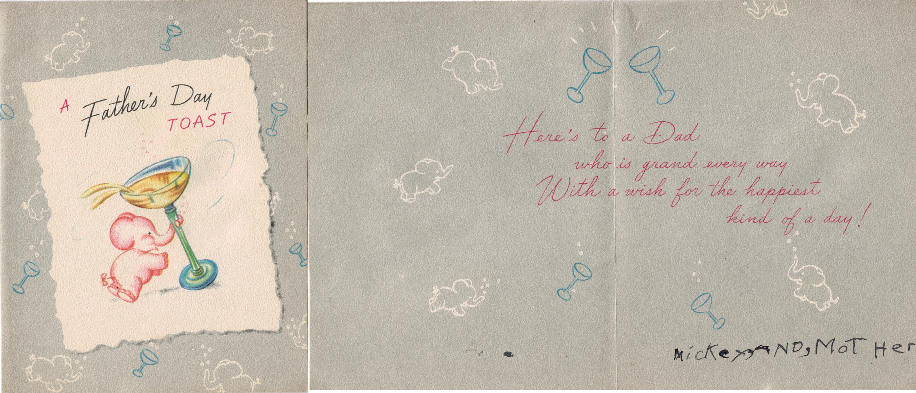Father's Day Card from Son and Wife by IdanCarre