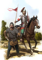 Visigoth Warriors by wraithdt