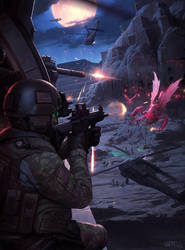 Cthulhu Wars - Operation Mountain Hound by wraithdt