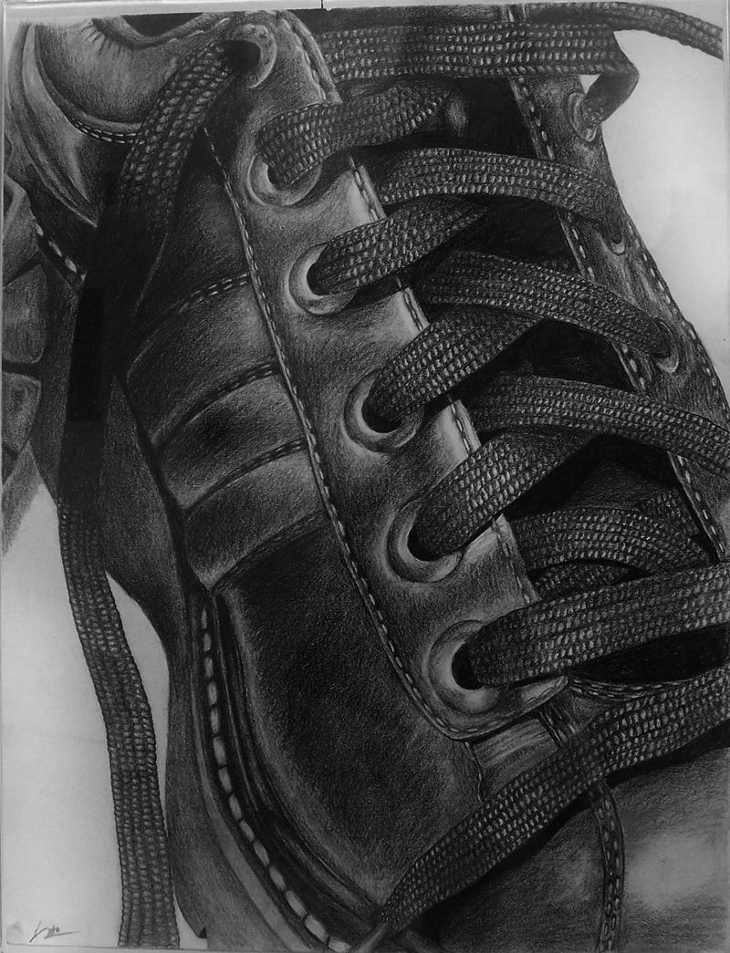 Untied - Drawing by Kata