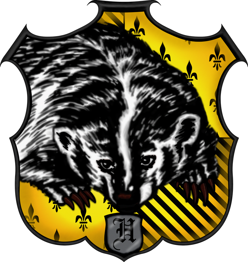 Hufflepuff Crest by witcheewoman