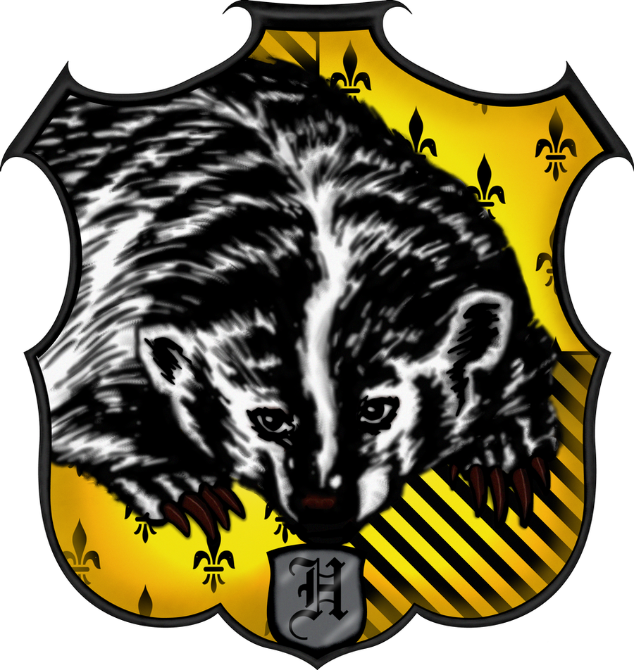 Hufflepuff Crest by witcheewoman