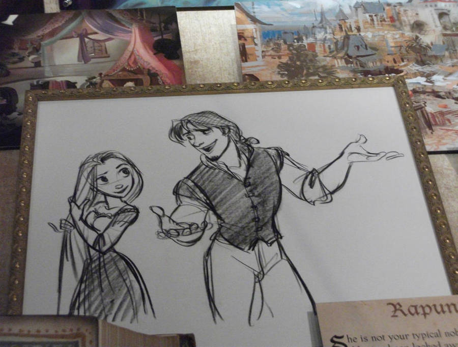 Rapunzel Concept art by Dawnchaser