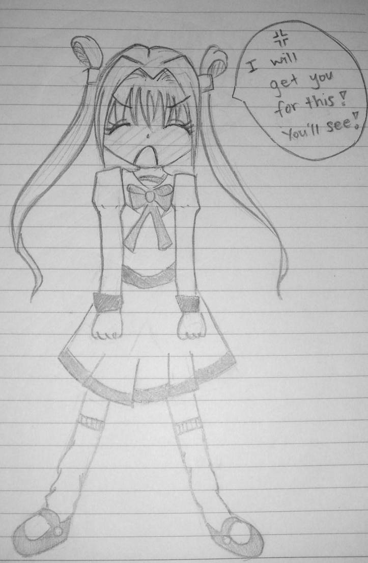 Angry Anime Girl By 23sheilamae On Deviantart