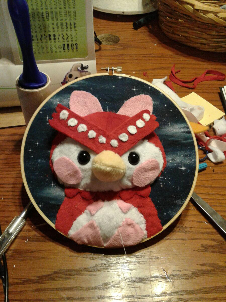 WIP - Celeste Embroidery Hoop by StardustGremlin