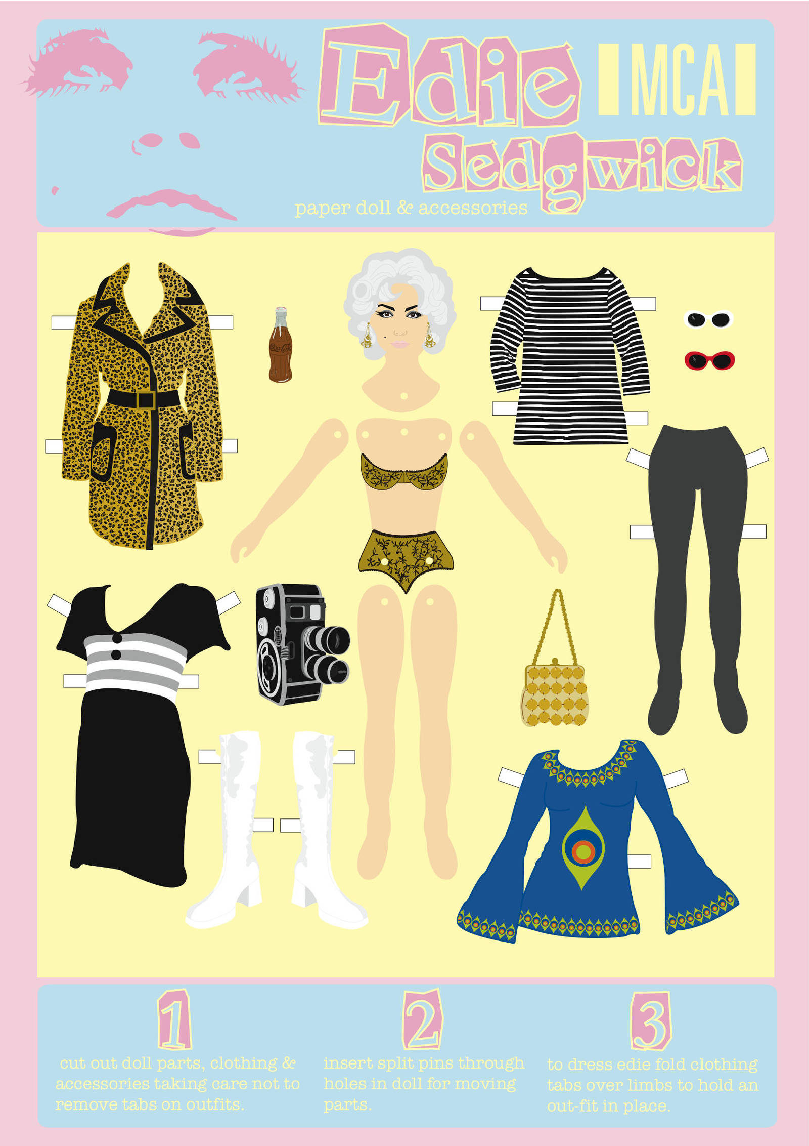 edie sedgwick: paper-doll. by fish-popsicle