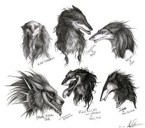 Portrait Sketch Dump III by rage1986